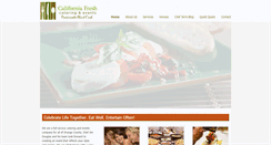 Desktop Screenshot of californiafreshcatering.com